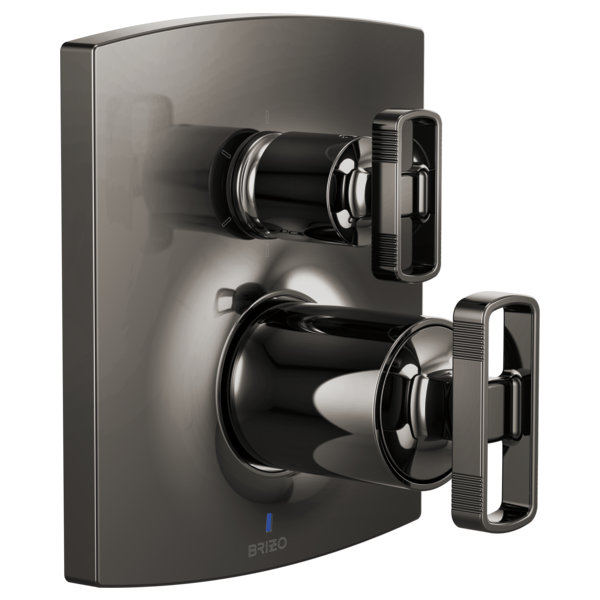 Kintsu® Pressure Balance Valve, Brilliance Black Onyx, Knob