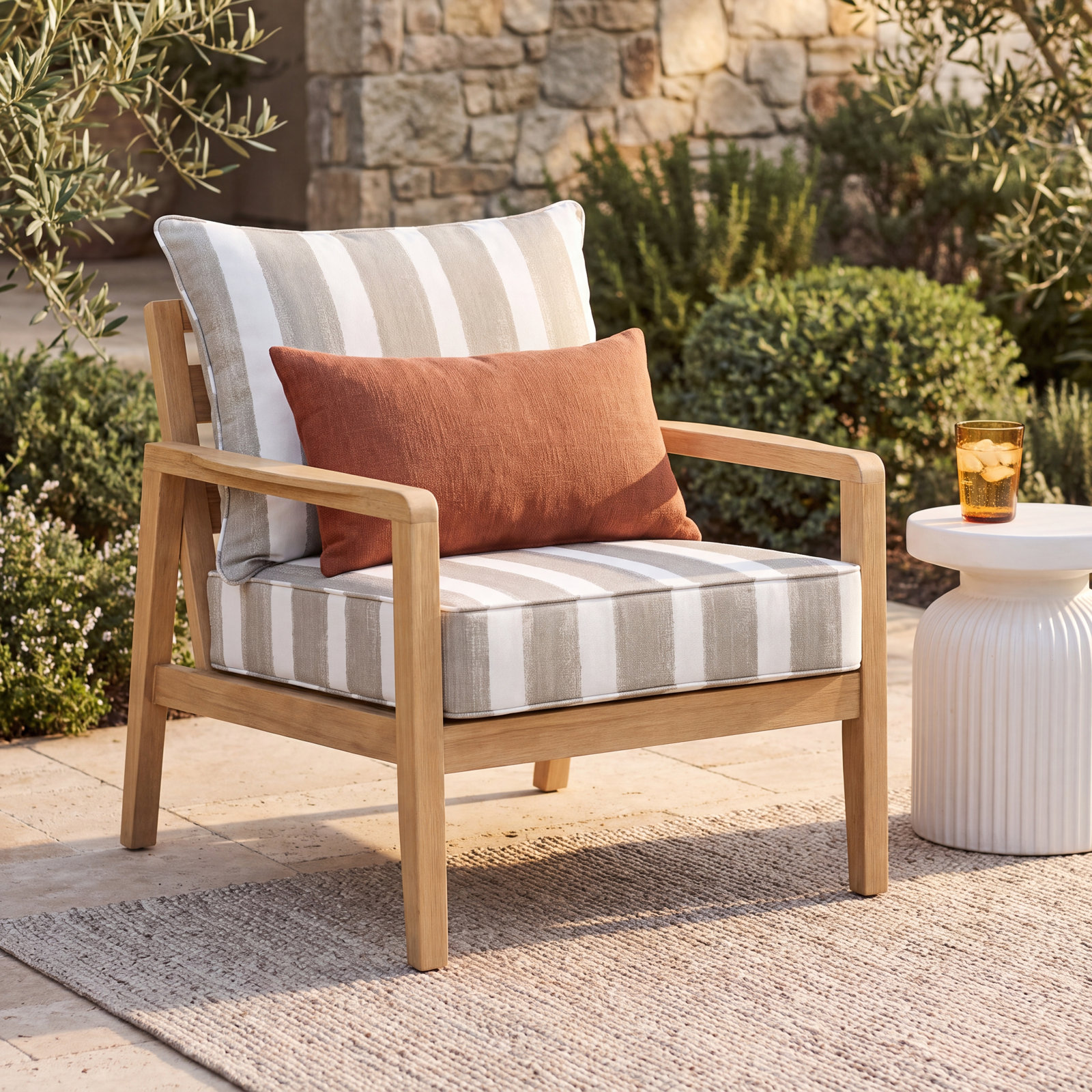 Gia 30" Seat and Back Cushion, 25" W x 25" D