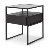 Verbier Bedside Table - Black