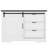 Storage Sideboard with Silent Sliding Doors and Three Drawers-1671152630