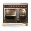 Majestic III Series 40 Inch Induction Range with 6 Induction Elements in Stainless Steel (Brass Trim)-1837201735-1837201742