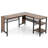 Peery L-Shaped Steel Computer Desk