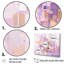 «Pink and Pruple Abstract Shadows I» - Formes abstraites, impressions sur toile-1927210052-1888832496