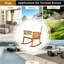 Chaise de jardin en bois Grindstaff