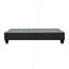 Structure de lit tapissier moderne gris foncé-114228990
