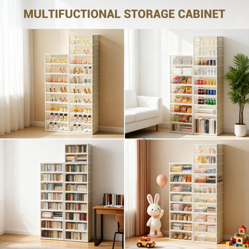 Shoe Storage Cabinet, 174.5cm H x 45cm W x 35cm D
