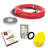 0.25'' W 240 Volt Underfloor Heating System Kit with Programmable Thermostat-72891920