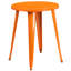 Ensemble de table ronde intérieure / extérieure en métal 24 po Cordele-24678670-24678676
