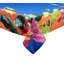 Excelsa tablecloth Rhapsody cotton 140x240 cm multicolor