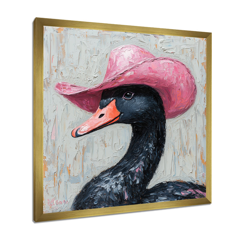 Keniqua - Animals Wall Art, Single Picture Framed Print, 16" H x 16" W, Gold