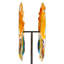 Colorful Tail Feathers Dual-Rotor Metal Wind Spinner
