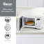 Swan Digital Microwave, 5 Power Levels, 7 Auto Cook Pre-sets, Defrost, LED Display, 20L, 800W-123432821