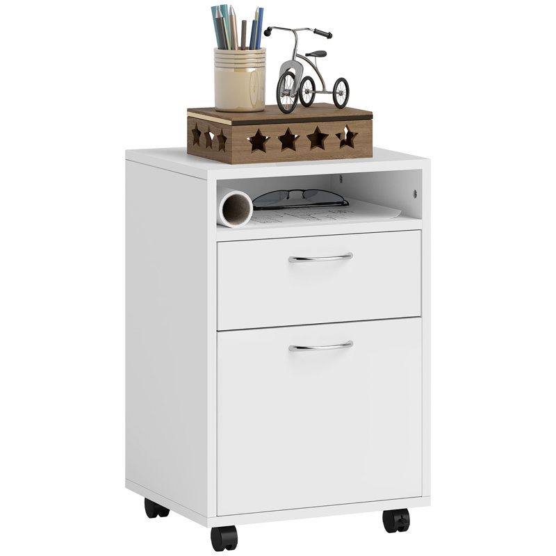 Organisateur de rangement mobile, Blanc