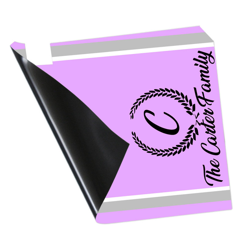 Housse de boîte aux lettres personnalisée monogramme, Mauve, Oui