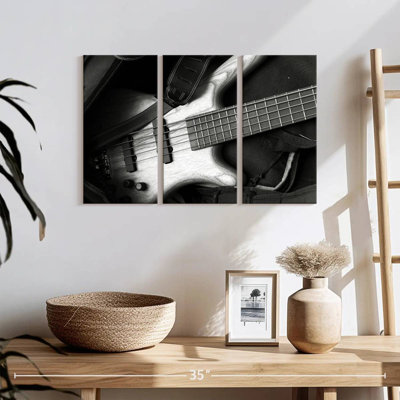 Monochromatic Bass Guitar