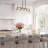 Loram 36.2" W 5-Light Dimmable Linear Pendant 