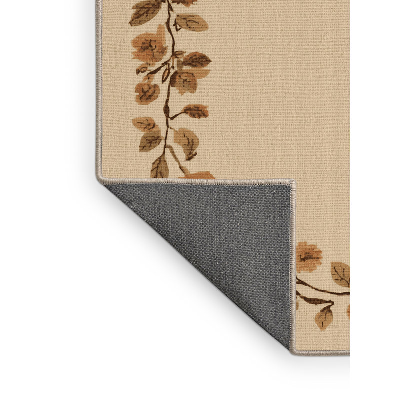 Soft Plush Fiorentino Halloween Modern & Contemporary Abstract Area Rug in Brown – Beige Binding, 8x12