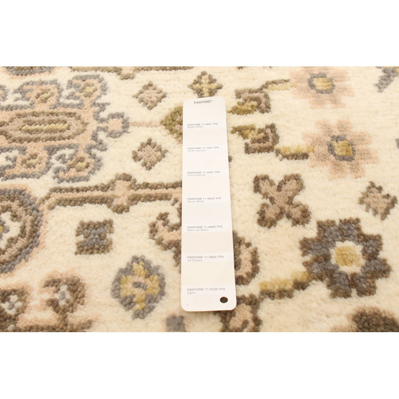 Tapis de couloir en Tapis décoratif laine noué à la main de conception unique noué à la main New Age 2 pi 6 po x 6 pi