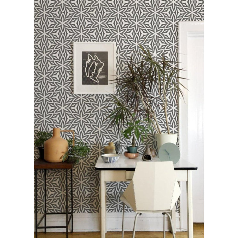 Rouleau de papier peint L 10 pi x l 24 po Abra Twinkle, Faux Grasscloth, Non collé