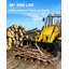 Heavy-Duty Clamp-On Pallet Forks, 147cm 6-Tine Bucket Attachment with Adjustable Stabilizer Bar for Tractor & Skid Steer, 1814kg Load Capacity