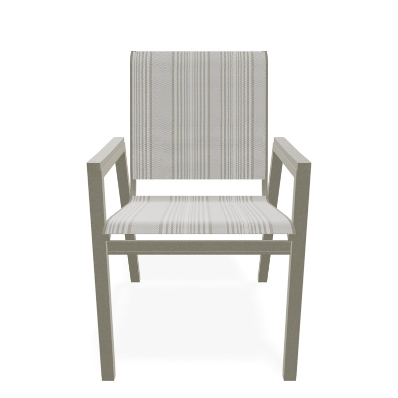Bazza Outdoor Dining Chair, Harbor, Storm