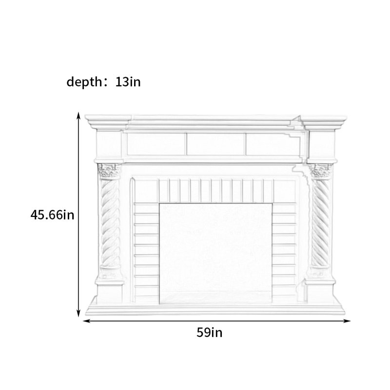 Armoire décorative simple de style européen, Ivoire ivoire