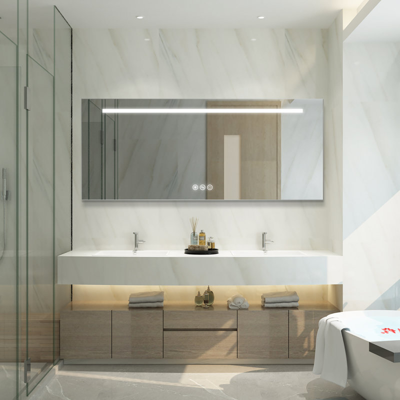 Miroir de salle de bain Hartmut, 30" x 72"