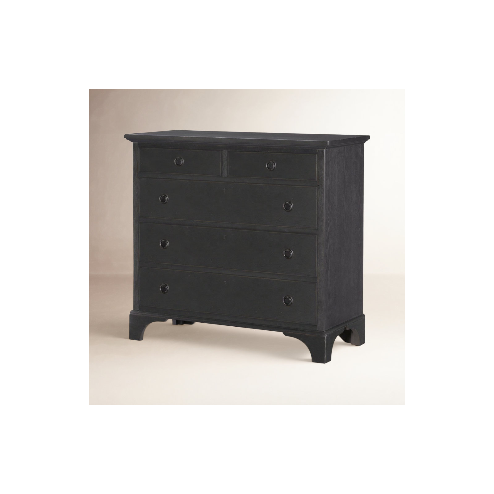 Country Living Vintage Market Accent Chest, Black