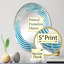 Miroir mural bleu azur - Horizon II - MIR109778 - Ovale-95182588