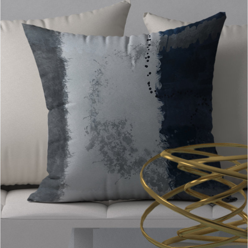 Housse de coussin décorative carrée débordant de douceur et insert, H 24 po x l 24 po