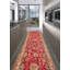 Tapis rouge en laine noué à la main 2 pi 11 po x 13 pi 0 po Kayseri