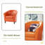 Fauteuil club en similicuir