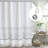 12 Piece Set - Clear Shower Curtain Hooks Rings Rustproof