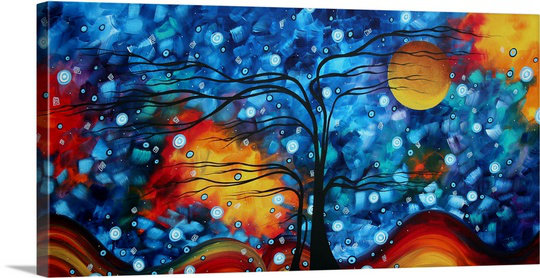 « enfance souvenirs » par megan duncanson, impression, H 12 po x l 24 po x P 1,5 po, Toile