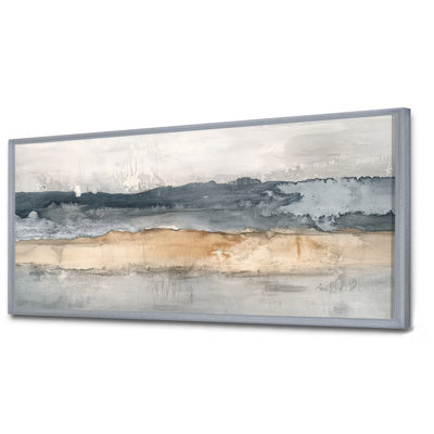 Ripple Canvas Decor, Neutral Coastal Wall Art, Rickey