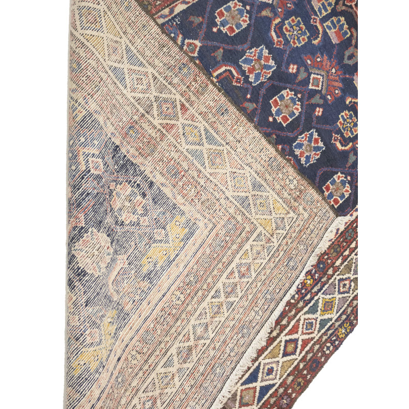 Tapis de couloir oriental fait à la main 4 x 10 Mute