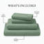 Ensemble de draps en bambou ultra doux - ensemble de 4 pièces - infroissable - feuilles de refroidissement avec poches profondes-612286664-648190568