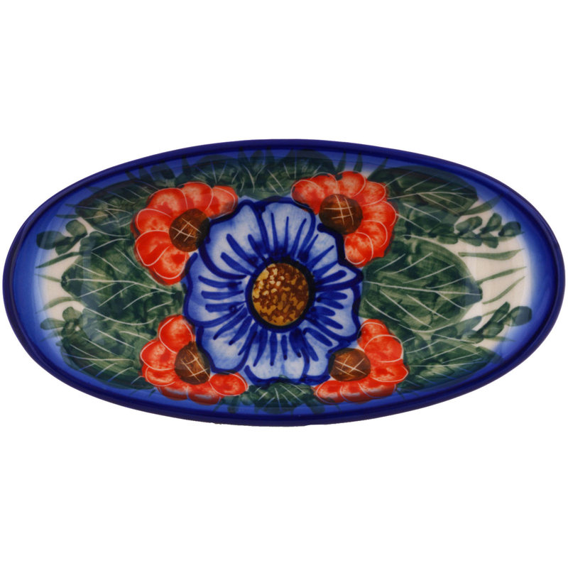 Polmedia Flowers In Bloom Platter