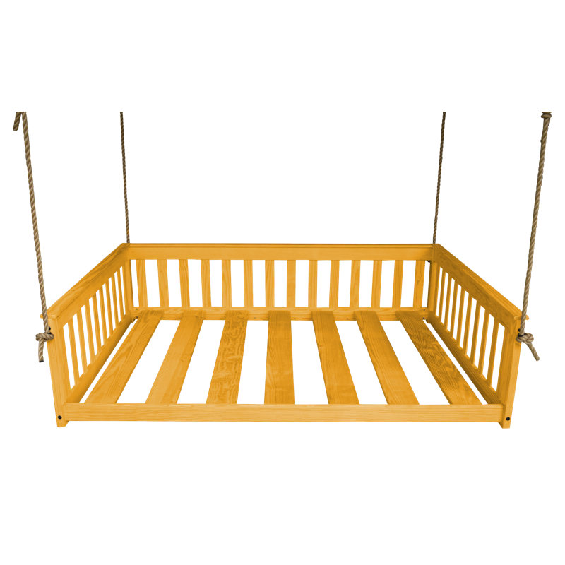 Carol Solid Wood Daybed, Honey, Full