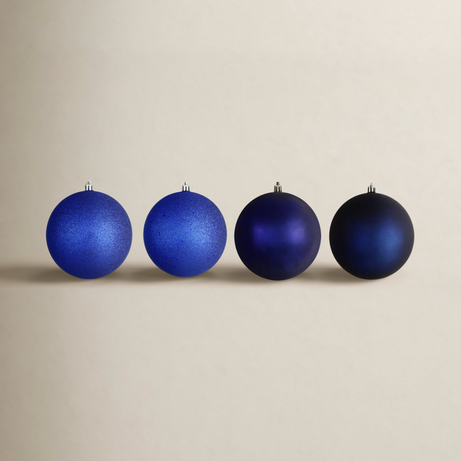 Shatterproof Bauble, 4" H x 4" W x 4" D, Midnight Blue
