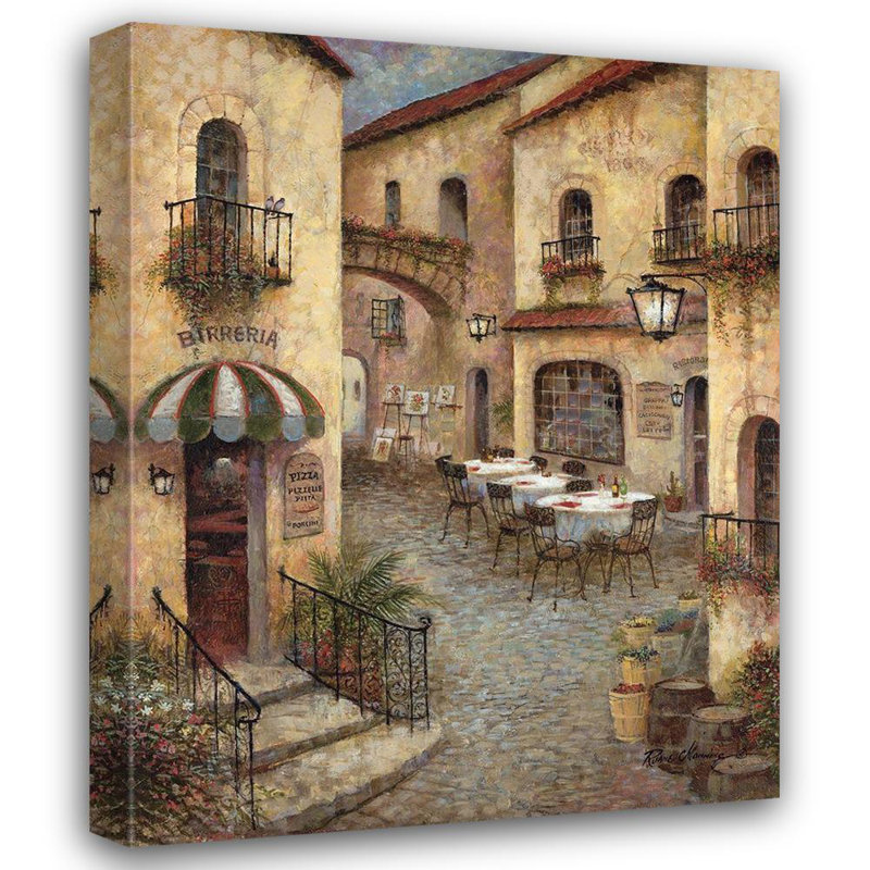 Art Astoria Grand Manning, Ruane, reproduction d'art sur toile tendue: Buon Appetito I, H 24 po x l 20 po