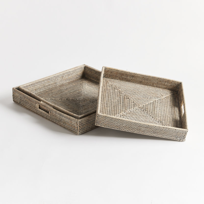 Burma Rattan/Wicker Decorative Tray