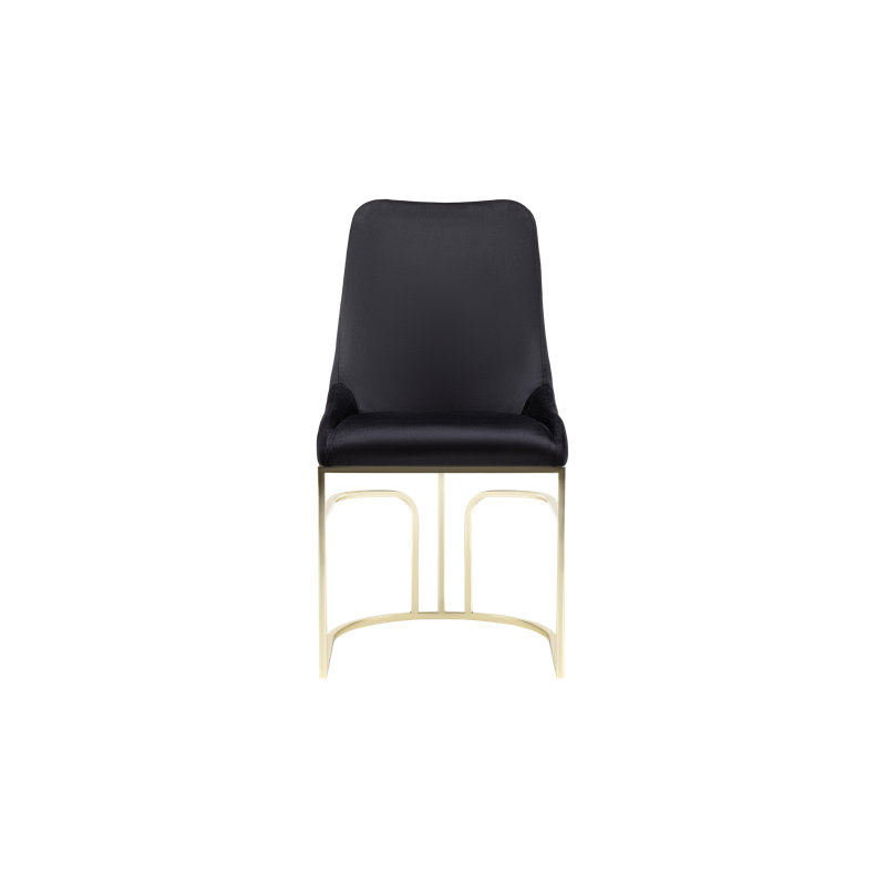 Chaises de salle à manger Tomasa, Noir, noir, noir, noir