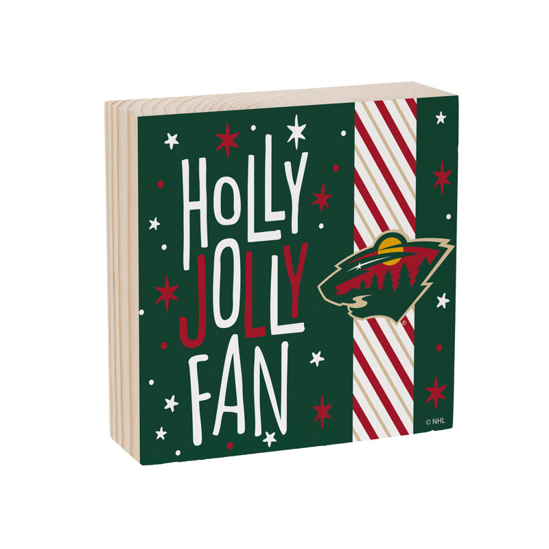Plaque murale en bois Minnesota Wild