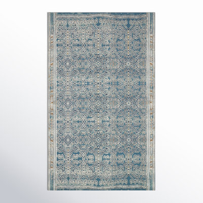 Davana Ocean Geometric Outdoor Rug