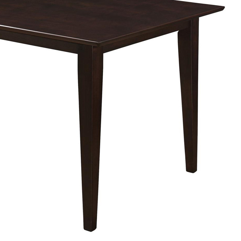 Noushin Rectangular Dining Table in Dark Brown