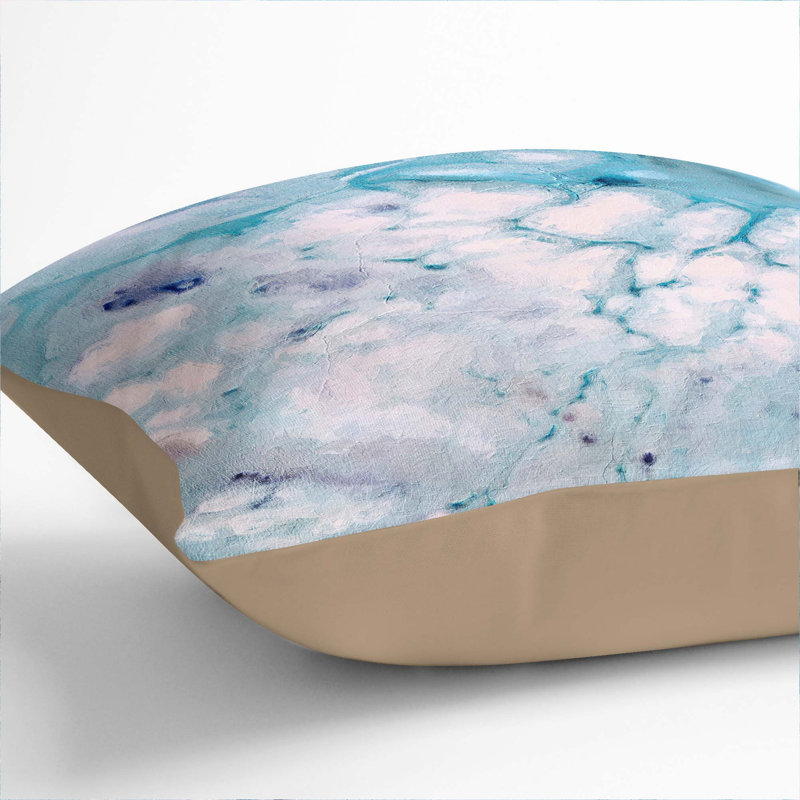 Square Cushion, 40cm H x 40cm W x 15cm D, Stone