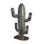 Ensemble de 2 sculptures de cactus en métal galvanisé 2 pièces