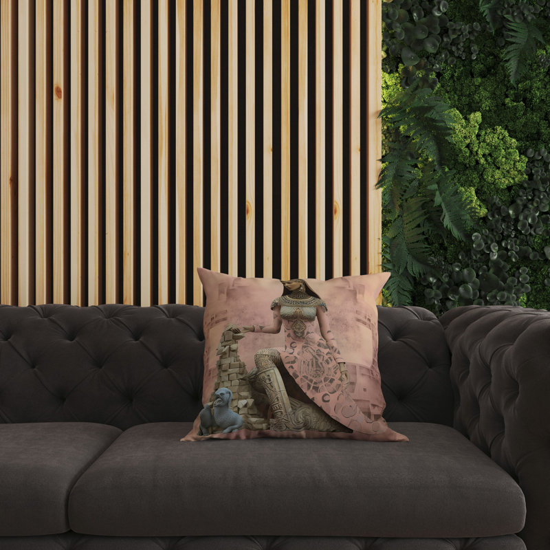 Coussin décoratif réversible intérieur / extérieur Royal Rapture, H 26 po x l 26 po