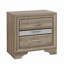 Table de chevet avec finition naturelle Ryder